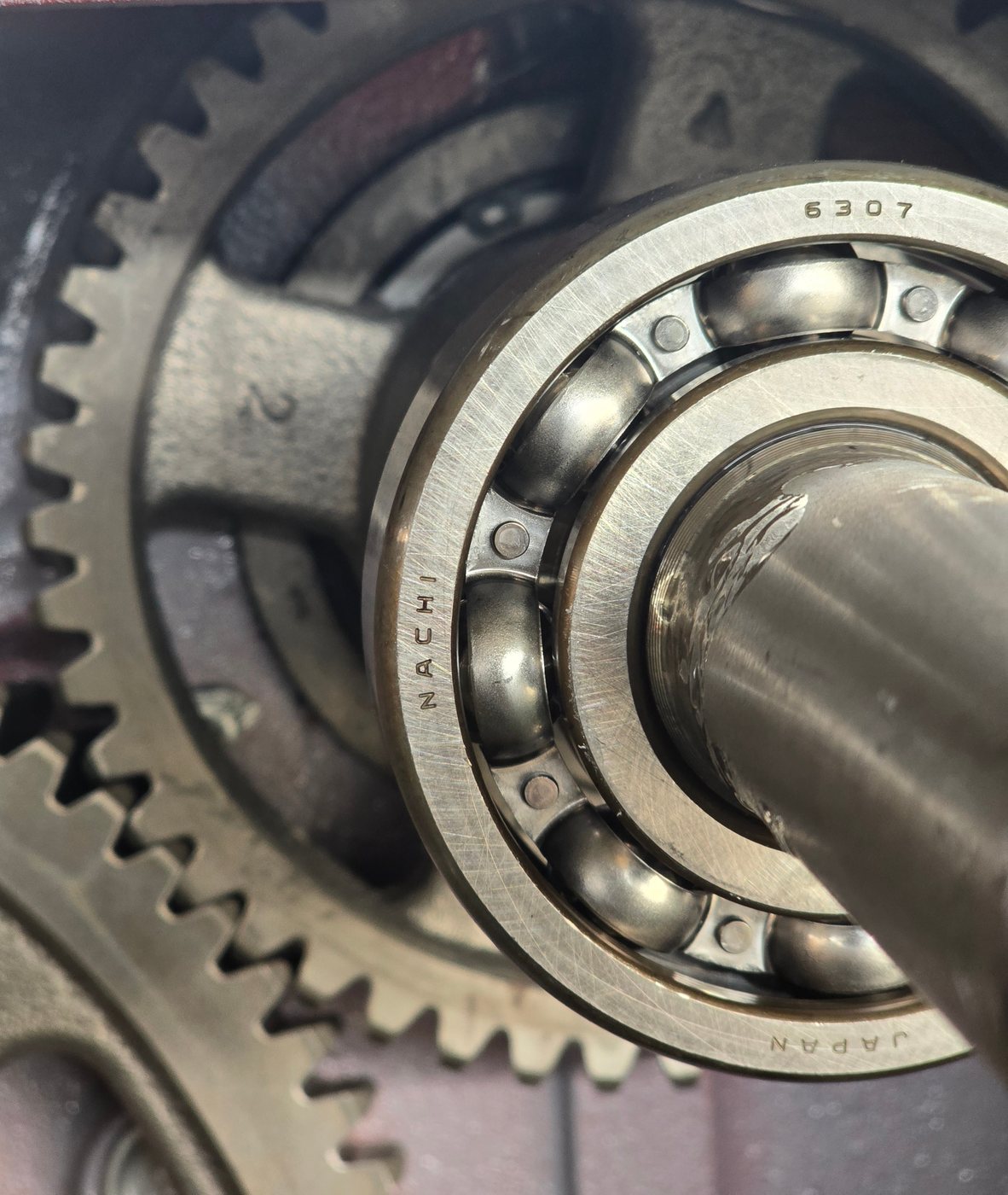 Original NSK or NACHI bearing detail